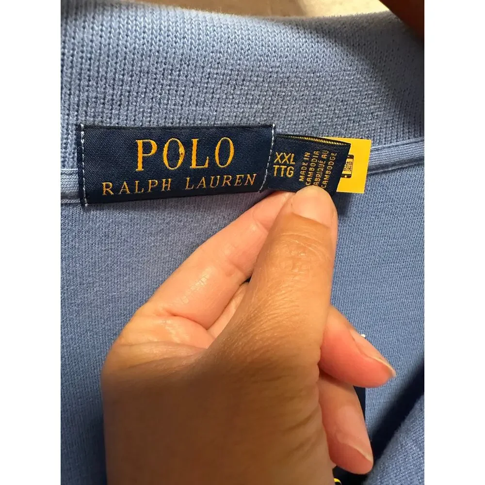 New! Polo Ralph Lauren Half Zip Sweater, Size XXL